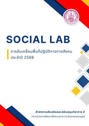 SocialLab พื้นที่ปฏิบัติการทางสังคม ปี 68